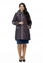 Женское пальто из текстиля с капюшоном 8010449-2