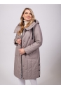 Женское пальто из текстиля с капюшоном 8023439-5
